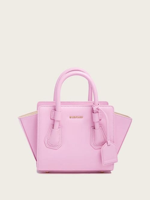 Guess Merava Leather Mini Satchel Roz | GUESS-SN29274