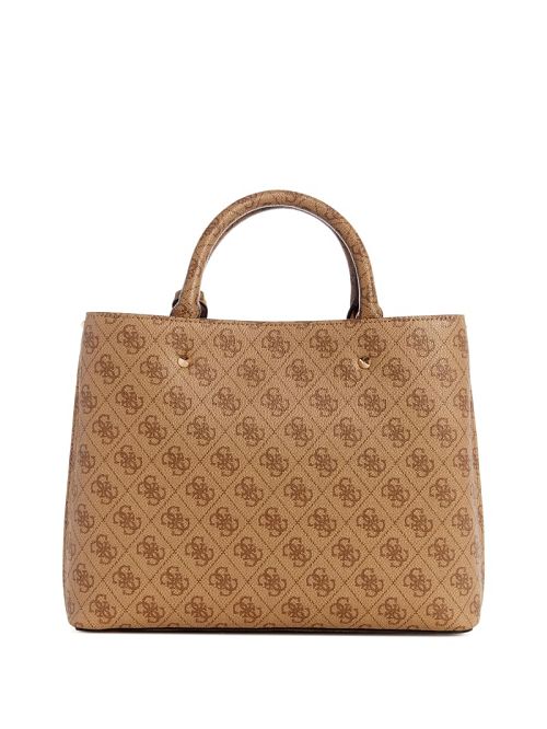 Guess Meridian Signature Girlfriend Satchel Maro | GUESS-SN29202