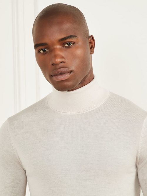 Guess Merino Wool Turtleneck Sweater Albi | GUESS-SN30948