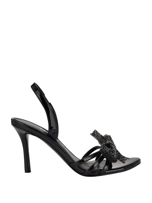 Guess Merle Bow Heels Negrii | GUESS-SN29854