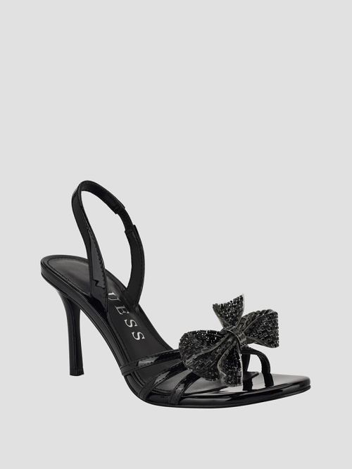 Guess Merle Bow Heels Negrii | GUESS-SN29854