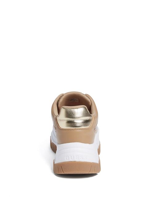 Guess Metallic Quattro G Joggers Bej | GUESS-SN29578
