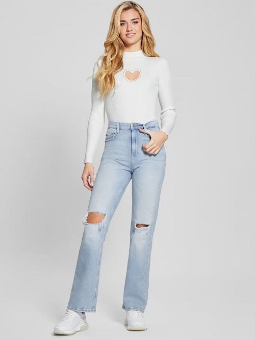 Guess Mia Cut-Out Bodysuit Albi | GUESS-SN27429