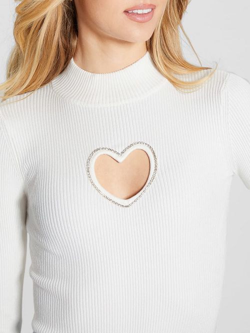 Guess Mia Cut-Out Bodysuit Albi | GUESS-SN27429