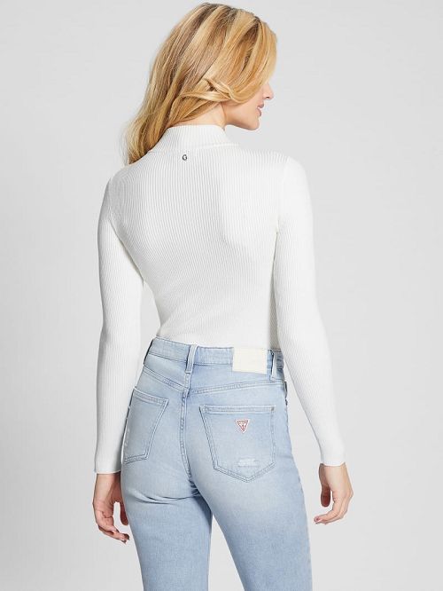 Guess Mia Cut-Out Bodysuit Albi | GUESS-SN27429