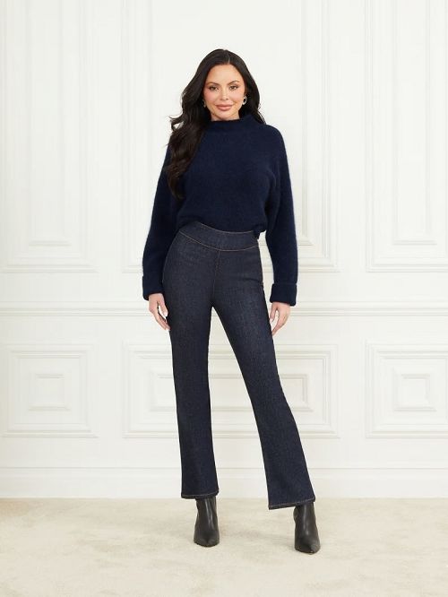 Guess Mia Denim Flare Pant Albastri | GUESS-SN28246