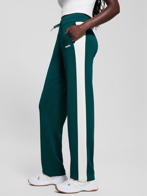 Guess Michela Stripe Sweater Pants Verzi | GUESS-SN28475