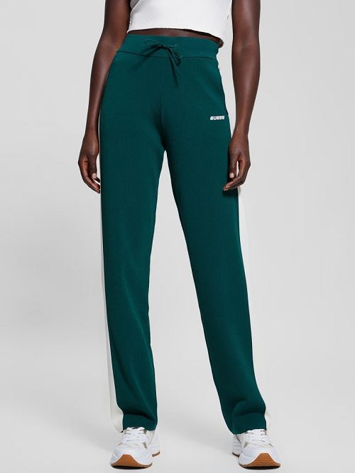 Guess Michela Stripe Sweater Pants Verzi | GUESS-SN28475