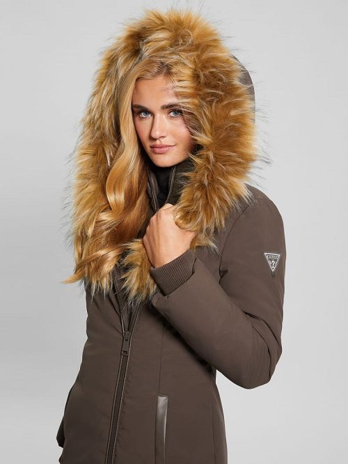 Guess Mid-Length Puffer Jacket Maro | GUESS-SN28024