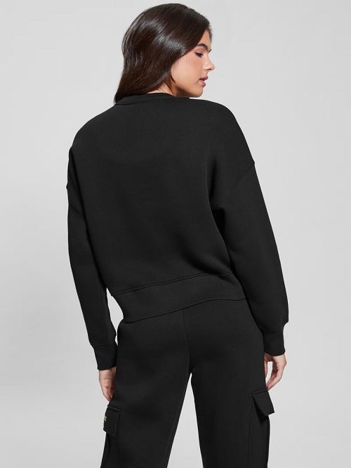 Guess Midge Signature Sweatshirt Negrii | GUESS-SN28411