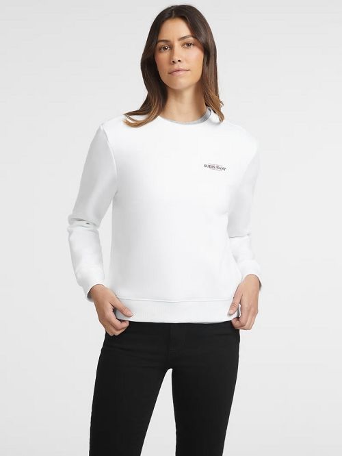 Guess Mini American Tradition Sweatshirt Albi | GUESS-SN27675