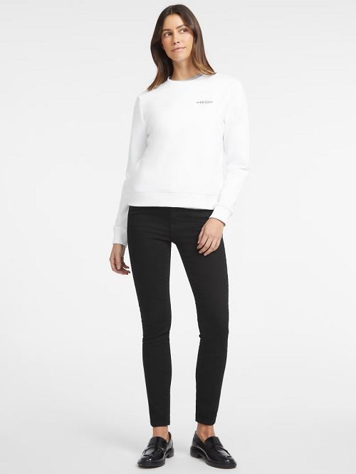 Guess Mini American Tradition Sweatshirt Albi | GUESS-SN27675