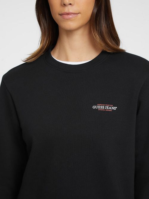 Guess Mini American Tradition Sweatshirt Negrii | GUESS-SN27812