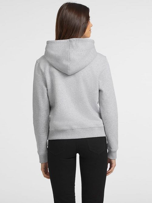 Guess Mini American Tradition Zip-Up Sweatshirt Gri | GUESS-SN27687