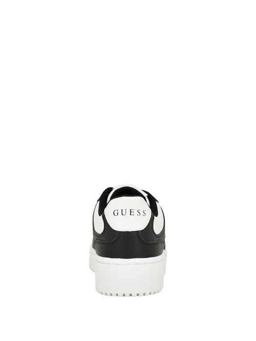 Guess Miram Two-Tone Sneakers Negrii Albi | GUESS-SN29555