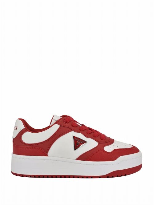 Guess Miram Two-Tone Sneakers Rosii | GUESS-SN29523