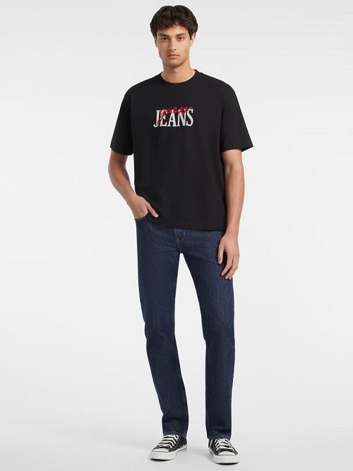 Guess Mixed Logo Tee Negrii | GUESS-SN30606