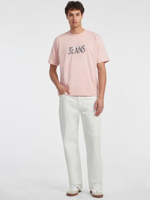 Guess Mixed Logo Tee Roz | GUESS-SN30491