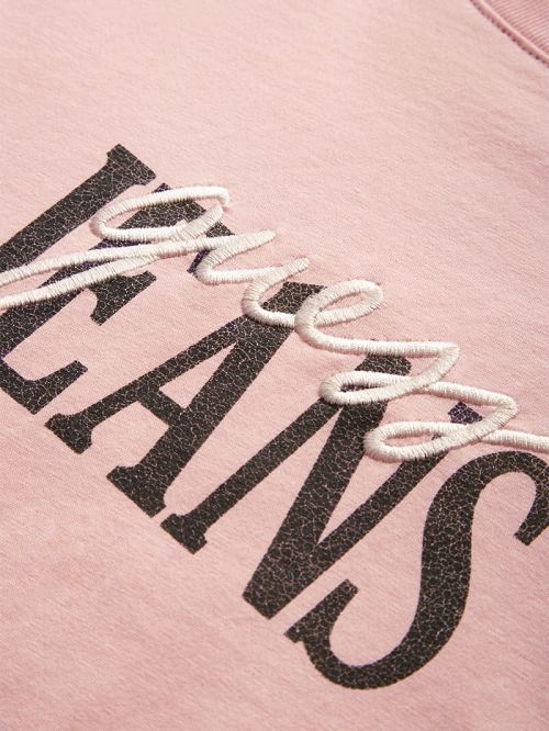 Guess Mixed Logo Tee Roz | GUESS-SN30491