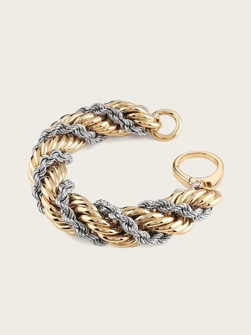 Guess Mixed Metal Double Rope Bracelet Aurii | GUESS-SN30333