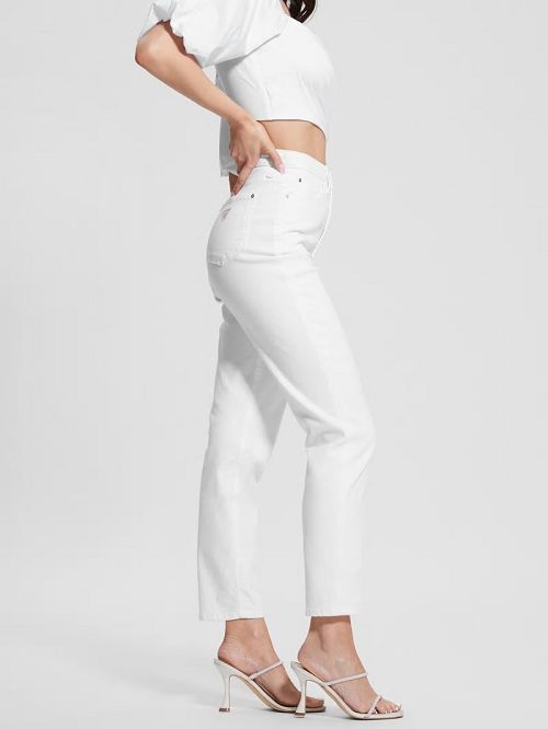 Guess Mom Jeans Albi | GUESS-SN26578