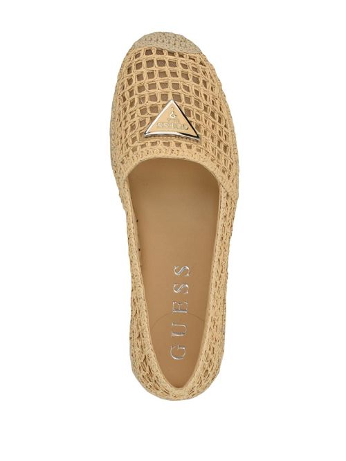 Guess Mones Espadrille Flats Bej | GUESS-SN29878