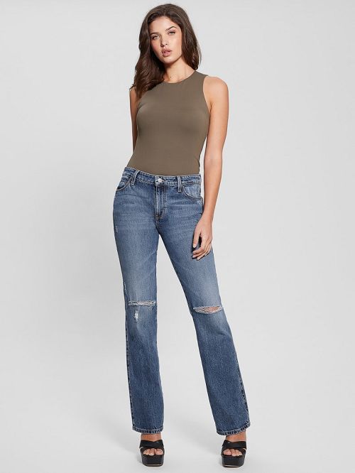 Guess Mora Cutout Tank Top Maro | GUESS-SN27073