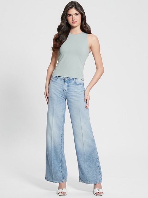 Guess Mora Cutout Tank Top Verzi | GUESS-SN27592