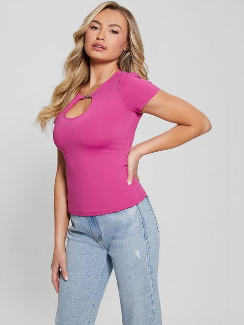 Guess Morgen Keyhole Top Roz | GUESS-SN27504