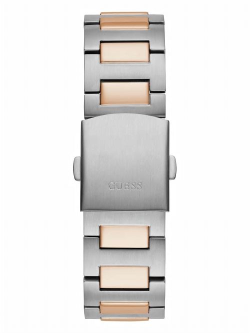 Guess Multi-Tone and Blue Multifunction Watch Argintii | GUESS-SN31607
