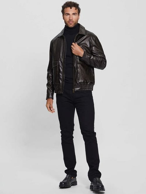 Guess Multipocketed Aviator Flight Jacket Maro | GUESS-SN30877