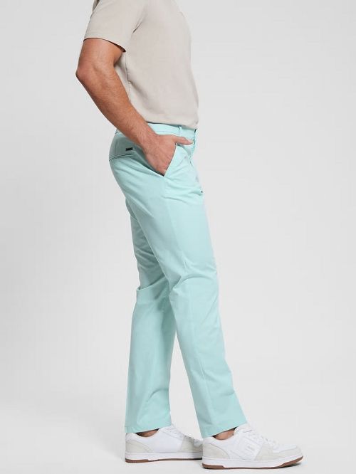 Guess Myron Dress Pants Turcoaz | GUESS-SN31397