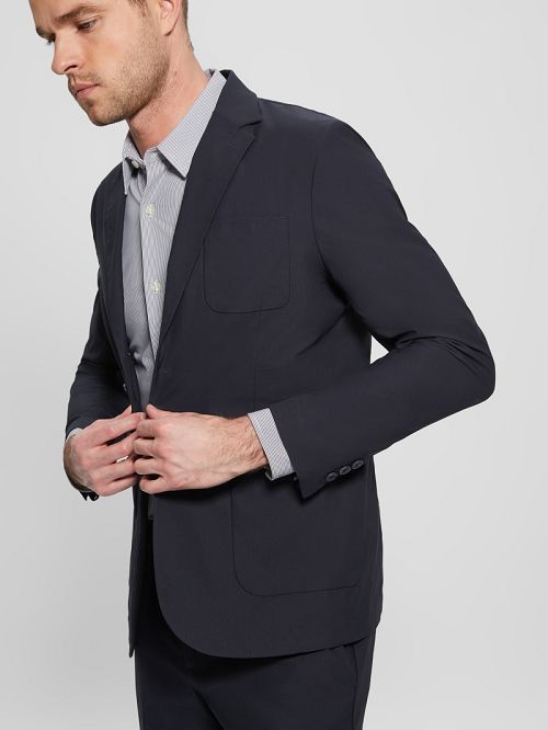 Guess Myron Tech-Stretch Blazer Albastri | GUESS-SN30732