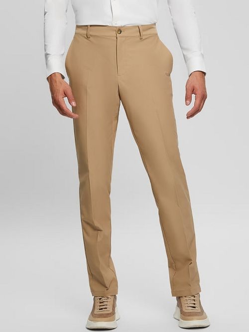 Guess Myron Tech-Stretch Dressy Pants Bej | GUESS-SN31404