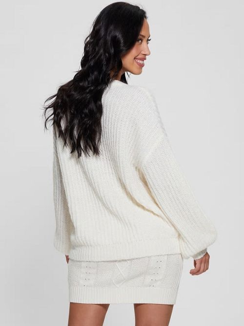 Guess Nara Wool-Blend Sweater Albi | GUESS-SN27368