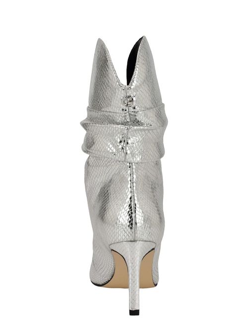 Guess Narissa Faux-Leather Booties Argintii | GUESS-SN29947