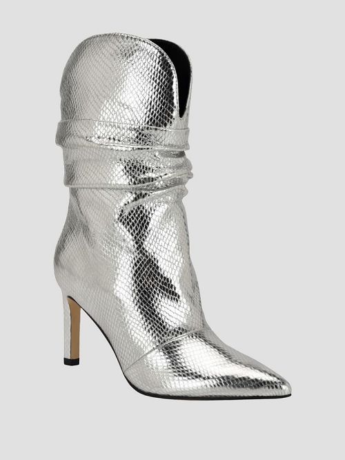 Guess Narissa Faux-Leather Booties Argintii | GUESS-SN29947