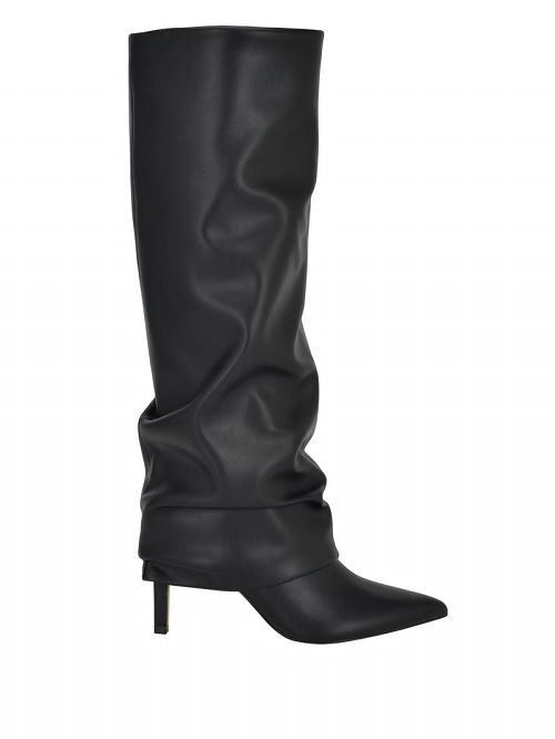 Guess Natha Fold-Over Boots Negrii | GUESS-SN29939
