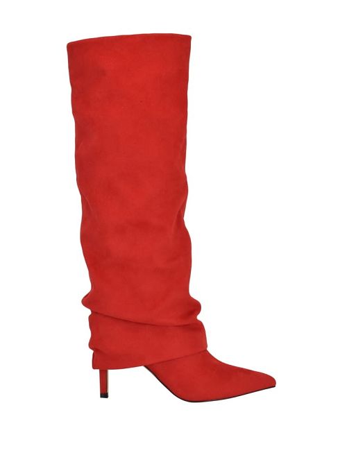 Guess Natha Suede Slouchy Boots Rosii | GUESS-SN29931