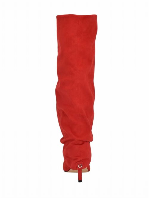 Guess Natha Suede Slouchy Boots Rosii | GUESS-SN29931