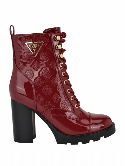 Guess Neady Patent Booties Rosii | GUESS-SN29930