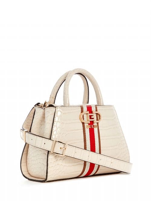 Guess Nelka Embossed Mini Satchel Albi | GUESS-SN29265