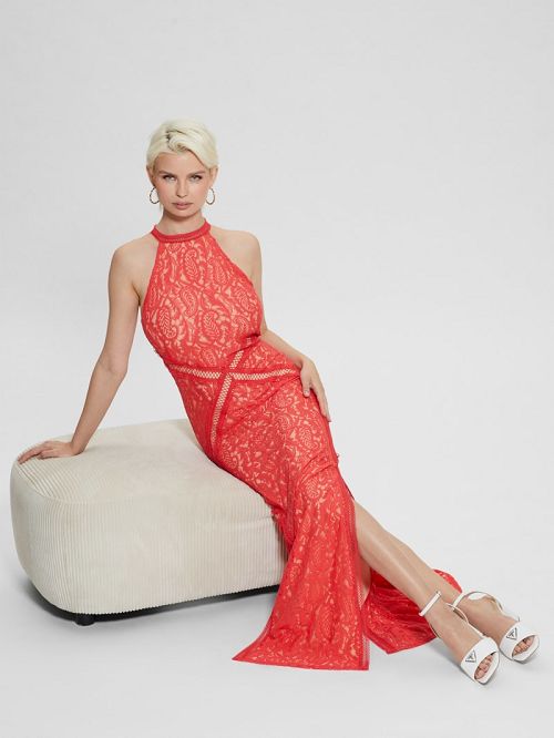 Guess New Liza Dress Rosii | GUESS-SN26847