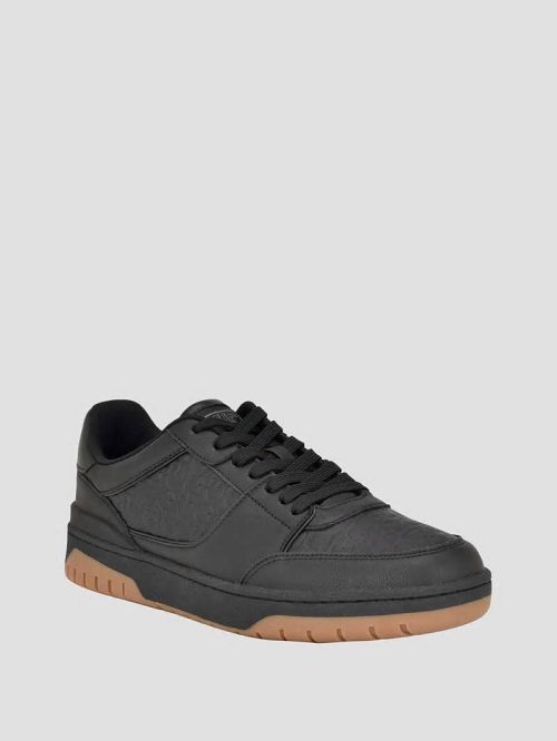 Guess Nivi Debossed Sneakers Negrii | GUESS-SN31898