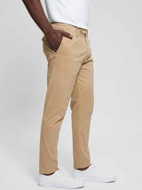 Guess Noah Straight Pants Bej | GUESS-SN31439