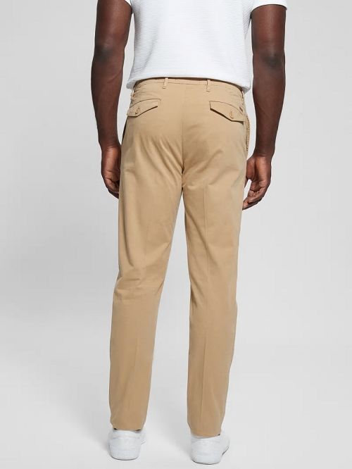 Guess Noah Straight Pants Bej | GUESS-SN31439