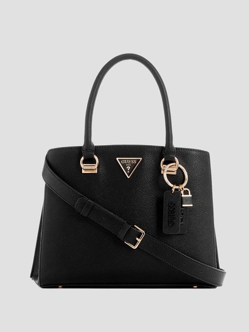 Guess Noelle Girlfriend Satchel Negrii | GUESS-SN28700