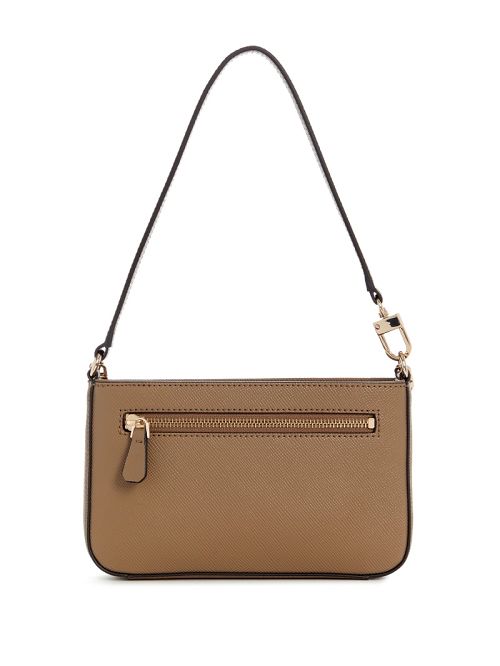 Guess Noelle Mini Top-Zip Shoulder Bag Maro | GUESS-SN29173