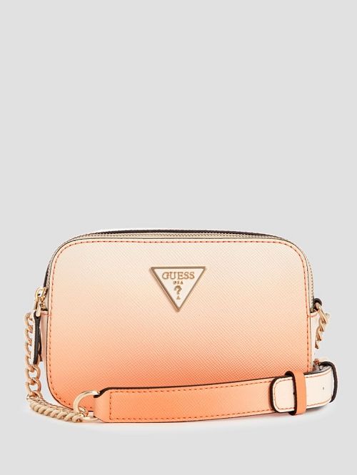 Guess Noelle Ombre Camera Crossbody Portocalii | GUESS-SN28772