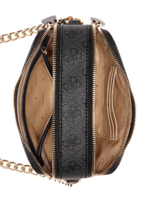 Guess Noelle Quatto G Camera Crossbody Negrii | GUESS-SN28962
